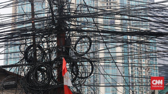 Kabel Semrawut di RI Segera Dikubur Tahun Depan