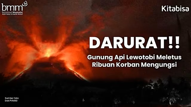 Bantuan untuk Korban Letusan Gunung Lewotobi